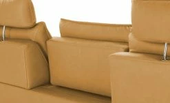 Wohnwert Ecksofa Leder Kalea | Kurkuma (Gelb-Braun) links Erweiterte Funktion -Sofas Verkaufsladen 27406183 8 202108121318