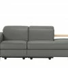 JOOP! Ledersofa 8151 | Zinn (Dunkelgrau) links, links