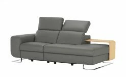JOOP! Ledersofa 8151 | Zinn (Dunkelgrau) links, links -Sofas Verkaufsladen 27406875 14 202104222233