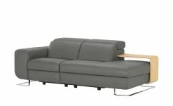 JOOP! Ledersofa 8151 | Zinn (Dunkelgrau) links, links -Sofas Verkaufsladen 27406875 9 202104222233