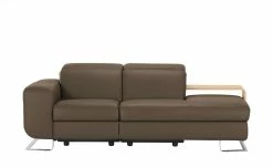 JOOP! Ledersofa 8151 | Erde (Braun) links, links