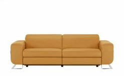 JOOP! Ledersofa 8151 | Safran (Gelb-Orange)