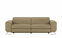 JOOP! Ledersofa 8151 | Cappuccino (Beige-Braun)