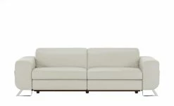 JOOP! Ledersofa 8151 | Silbergrau