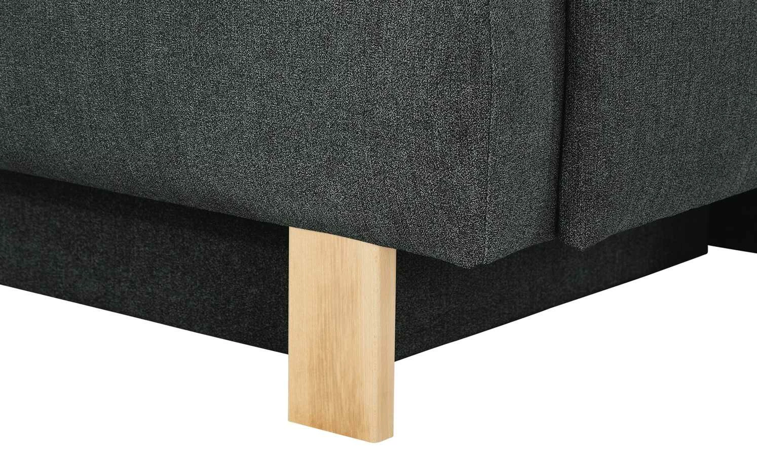 smart Schlafsofa Alma | Schwarz 5 smart Schlafsofa Alma | Schwarz – Bild 3