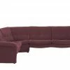 smart Ecksofa Melodie | Bordeaux Flachgewebe links