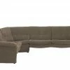 smart Ecksofa Melodie | Schlamm (Braun) Flachgewebe links