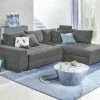 bobb Ecksofa Arissa de Luxe | Stone (Grau) rechts