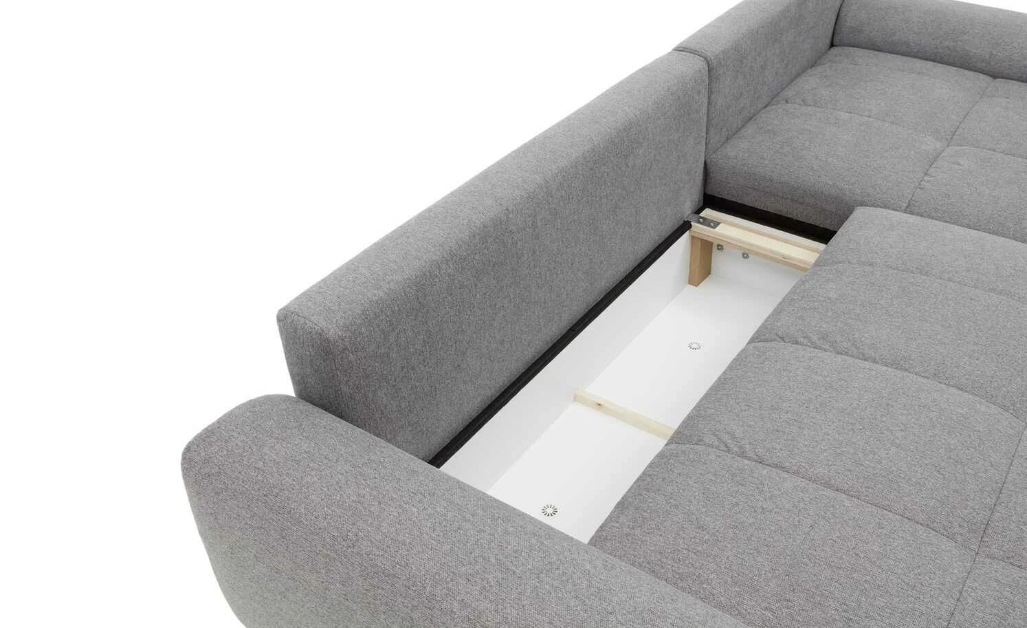 bobb Ecksofa Soumia | Arctic Grey (Grau) rechts Webstoff 6 bobb Ecksofa Soumia | Arctic Grey (Grau) rechts Webstoff – Bild 4