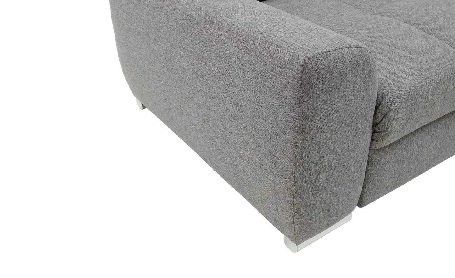 bobb Ecksofa Soumia | Arctic Grey (Grau) rechts Webstoff 7 bobb Ecksofa Soumia | Arctic Grey (Grau) rechts Webstoff – Bild 5