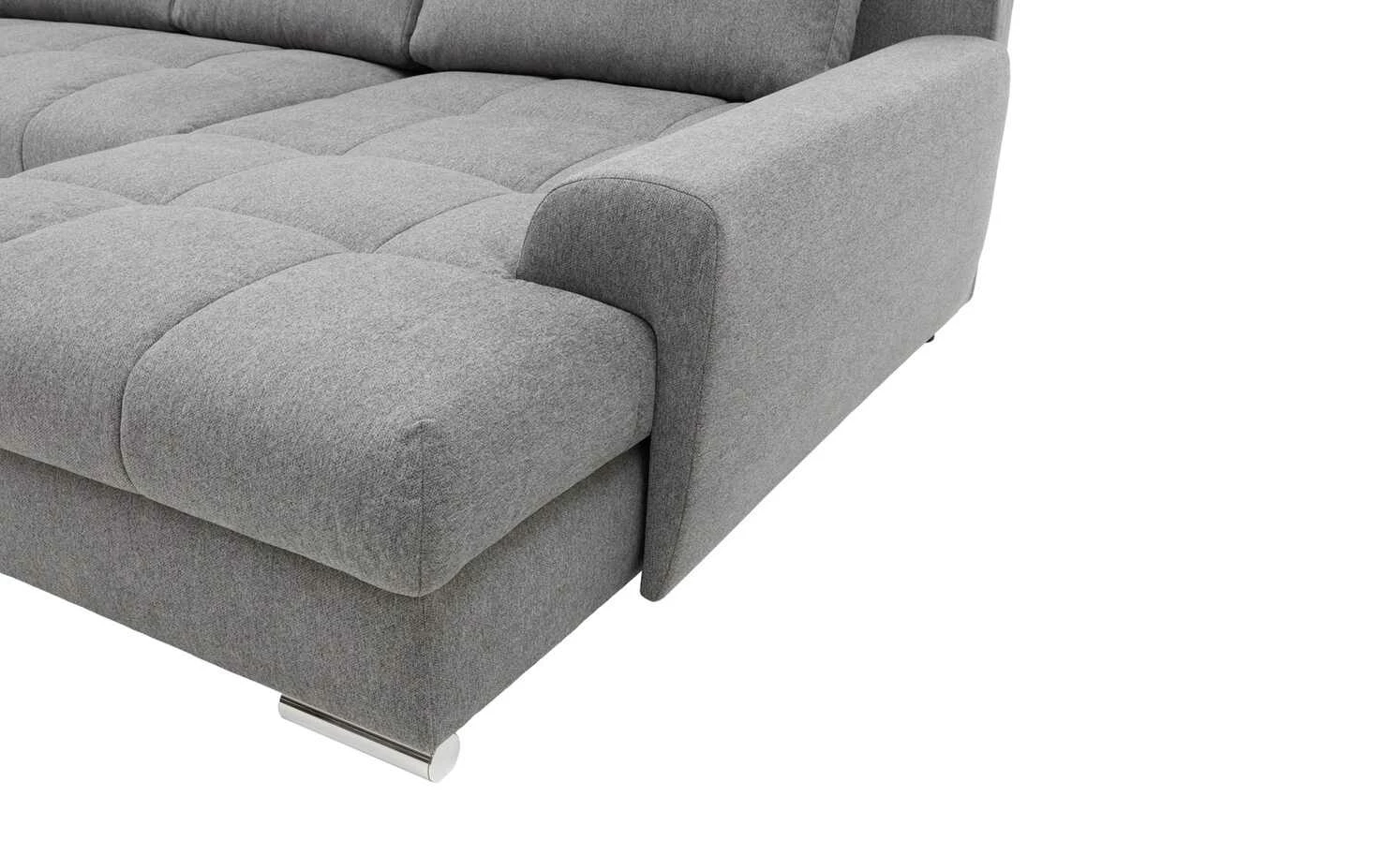 bobb Ecksofa Soumia | Arctic Grey (Grau) rechts Webstoff 8 bobb Ecksofa Soumia | Arctic Grey (Grau) rechts Webstoff – Bild 6