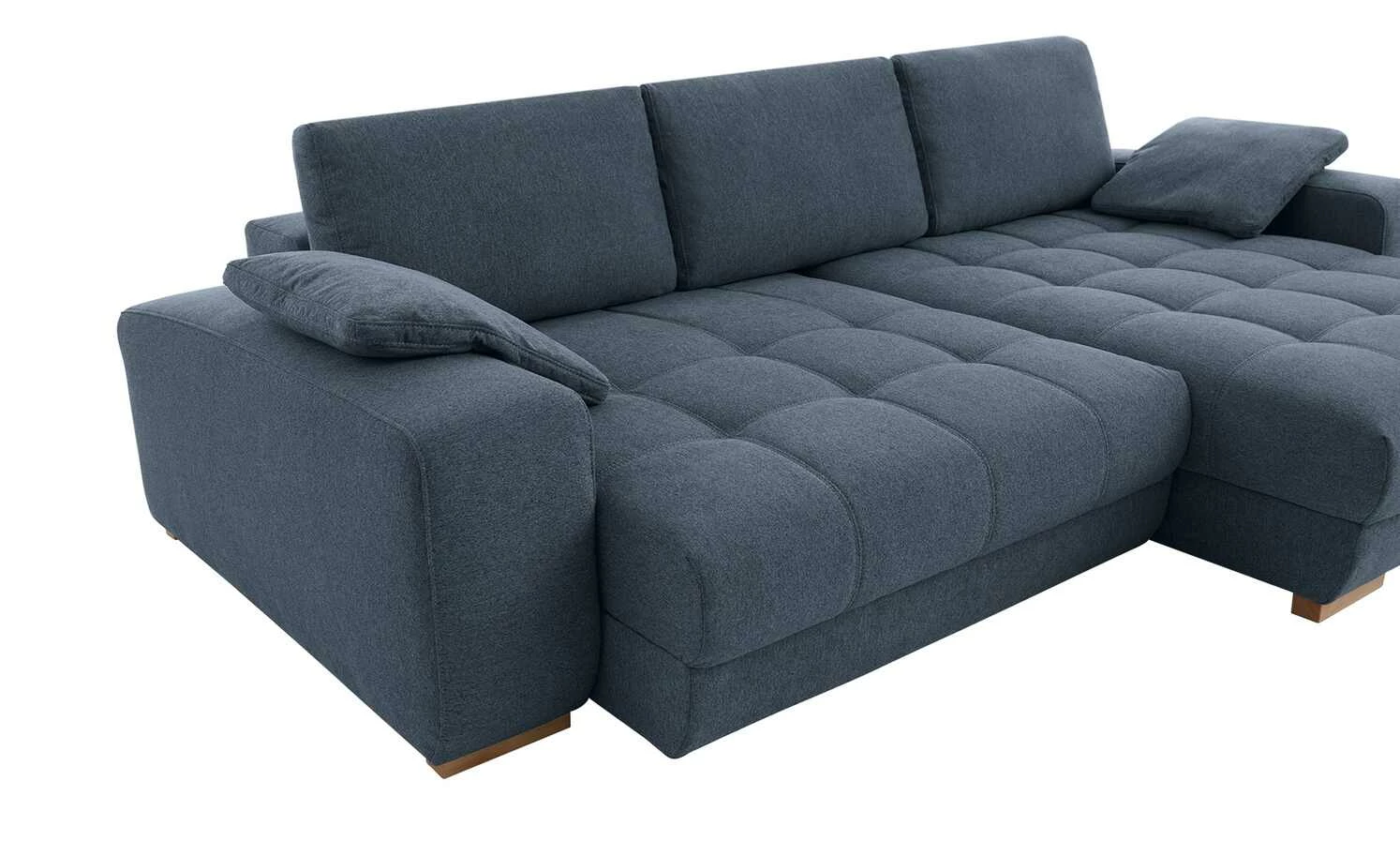 bobb Ecksofa Caro | Marine (Blau) Webstoff (Nachhaltig) rechts Erweiterte Funktion 5 bobb Ecksofa Caro | Marine (Blau) Webstoff (Nachhaltig) rechts Erweiterte Funktion – Bild 3