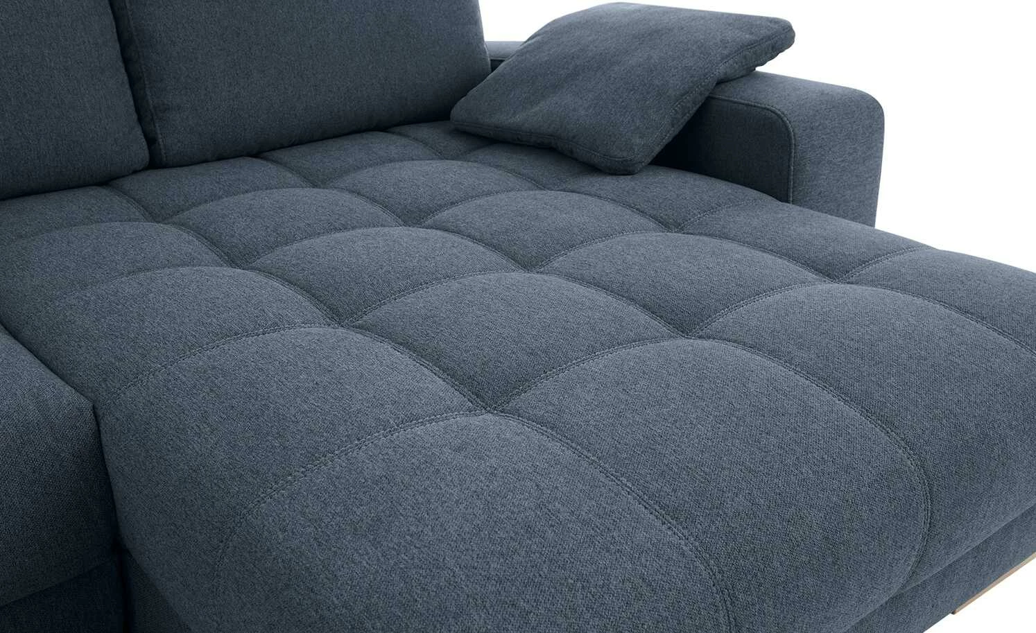 bobb Ecksofa Caro | Marine (Blau) Webstoff (Nachhaltig) rechts Erweiterte Funktion 9 bobb Ecksofa Caro | Marine (Blau) Webstoff (Nachhaltig) rechts Erweiterte Funktion – Bild 7