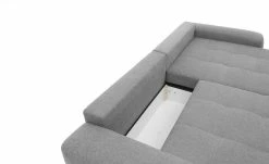 bobb Ecksofa mit Boxspringpolsterung Filis de Luxe | Webstoff (Nachhaltig) Arctic Grey (Grau) rechts Schwarz -Sofas Verkaufsladen 27408495 6 202203231234