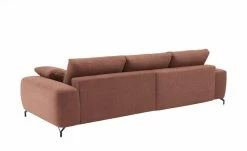 bobb Ecksofa mit Boxspringpolsterung Filis de Luxe | Webstoff (Nachhaltig) Coral (Kupfer) rechts Schwarz -Sofas Verkaufsladen 27408497 11 202203231234