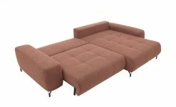 bobb Ecksofa mit Boxspringpolsterung Filis de Luxe | Webstoff (Nachhaltig) Coral (Kupfer) rechts Schwarz -Sofas Verkaufsladen 27408497 9 202203231234