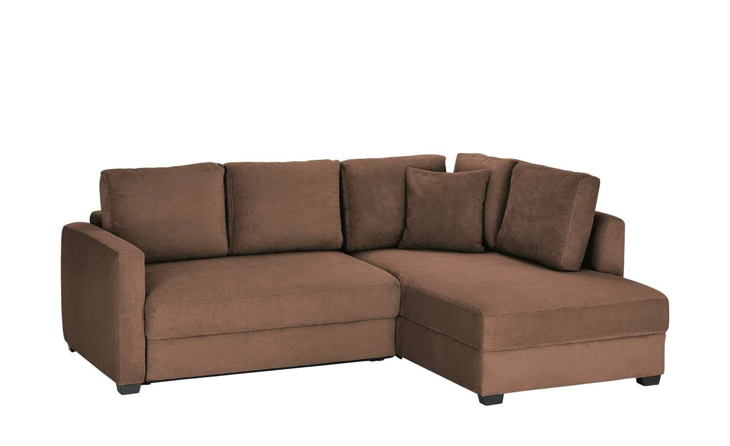 bobb Ecksofa mit Boxspringpolsterung Lisa de Luxe | Coral (Braun) rechts Webstoff 4 bobb Ecksofa mit Boxspringpolsterung Lisa de Luxe | Coral (Braun) rechts Webstoff – Bild 2