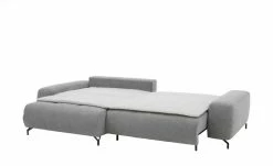 bobb Ecksofa mit Boxspringpolsterung Filis de Luxe | Webstoff (Nachhaltig) Hellgrau links Schwarz -Sofas Verkaufsladen 27408513 3 202203231234