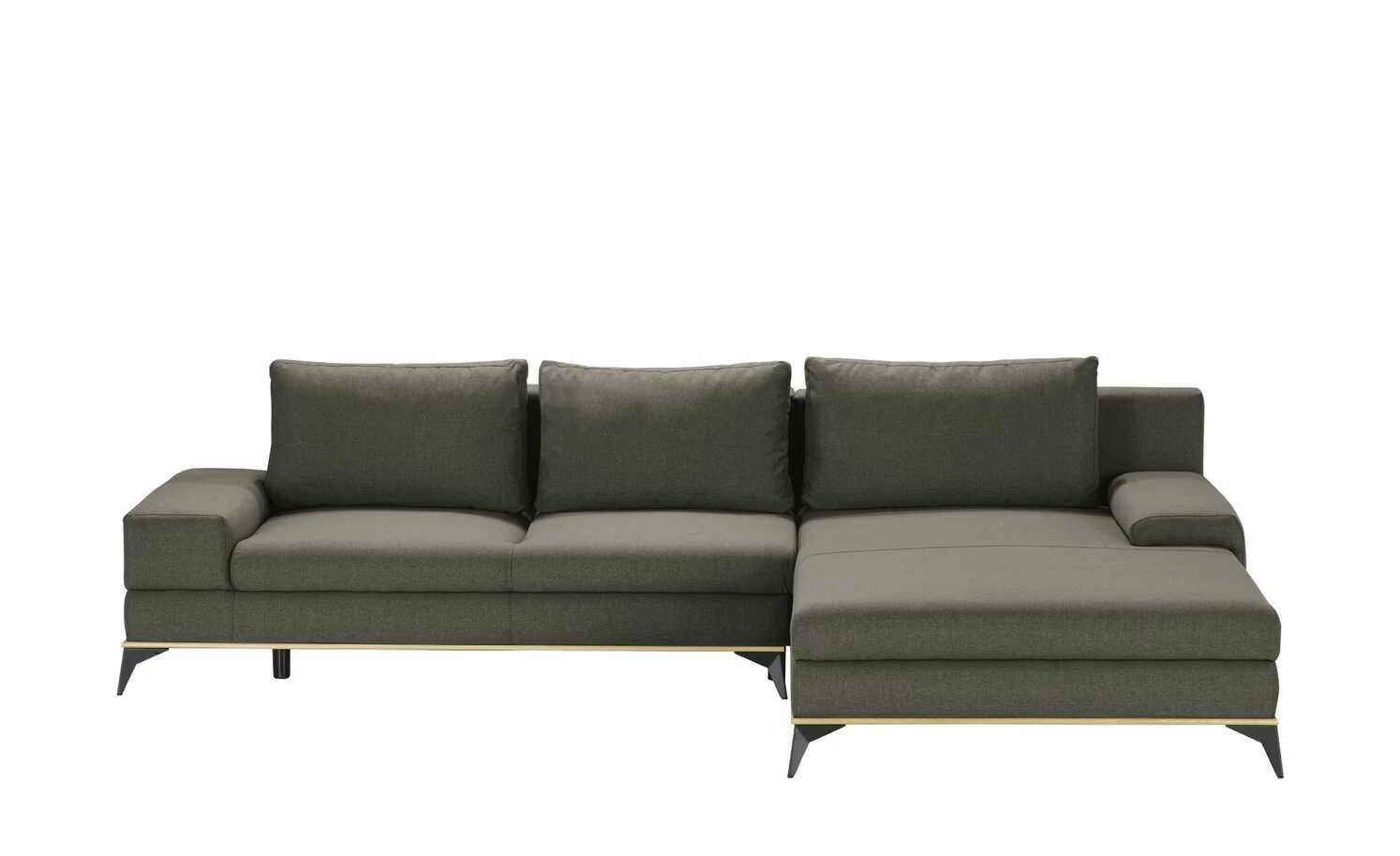 switch Ecksofa Manila | Braun Meliert (Braun-Grau) rechts ohne 3 switch Ecksofa Manila | Braun Meliert (Braun-Grau) rechts ohne