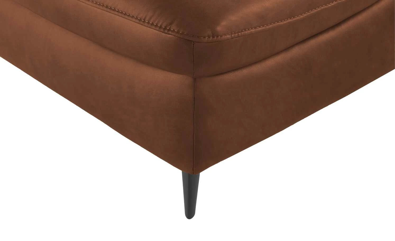 Wohnwert Ecksofa Leder Yola | Cognac (Braun-Orange) links ohne 12 Wohnwert Ecksofa Leder Yola | Cognac (Braun-Orange) links ohne – Bild 10