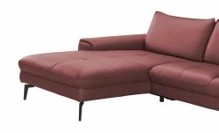 Wohnwert Ecksofa Leder Kalea | Brombeer (Dunkelrot) links ohne -Sofas Verkaufsladen 28400134 9 202108121318