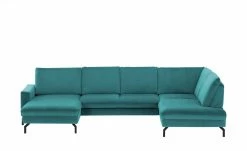 meinSofa Wohnlandschaft Grace | Petrol rechts ohne