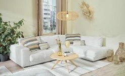 VIVA Cord-Ecksofa Sila | Snow (Weiß) rechts