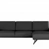 SOHO Ecksofa Gemma | Schwarz rechts