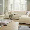 VIVA Cord-Ecksofa Sila | Nature (Creme) rechts