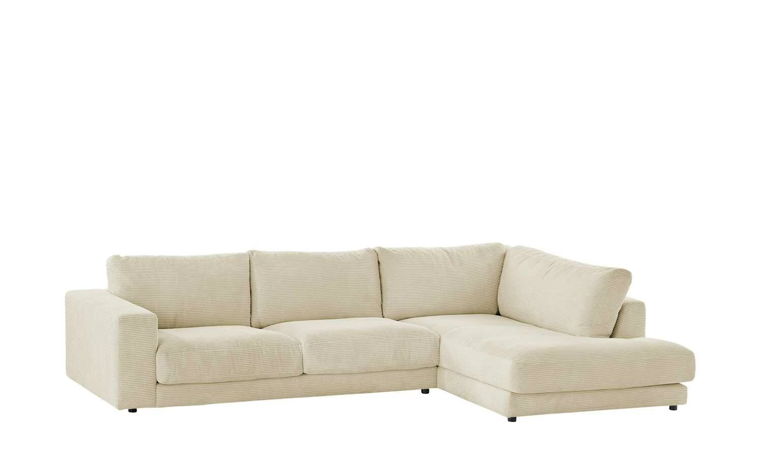 VIVA Cord-Ecksofa Sila | Nature (Creme) rechts 6 VIVA Cord-Ecksofa Sila | Nature (Creme) rechts – Bild 4