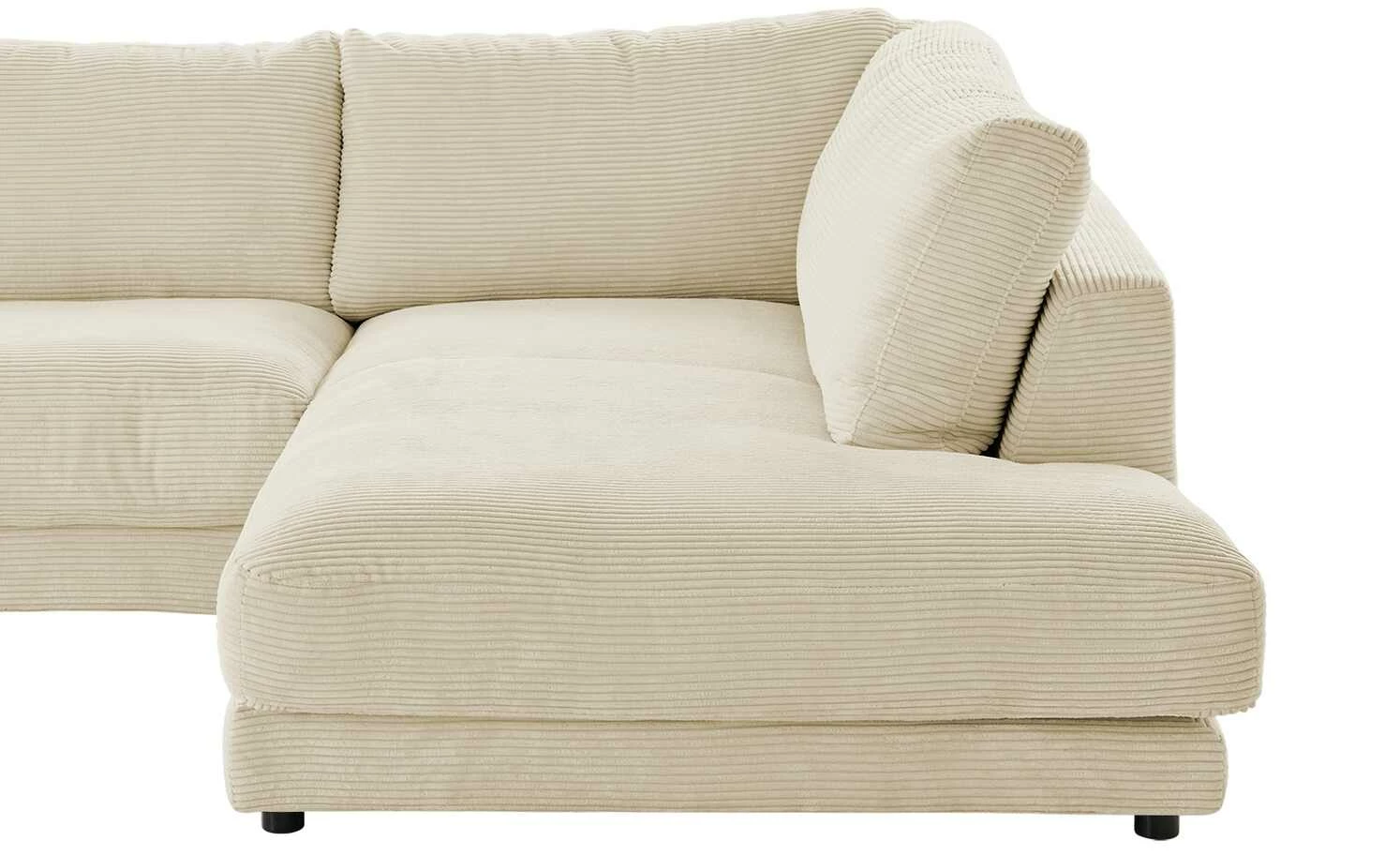 VIVA Cord-Ecksofa Sila | Nature (Creme) rechts 9 VIVA Cord-Ecksofa Sila | Nature (Creme) rechts – Bild 7