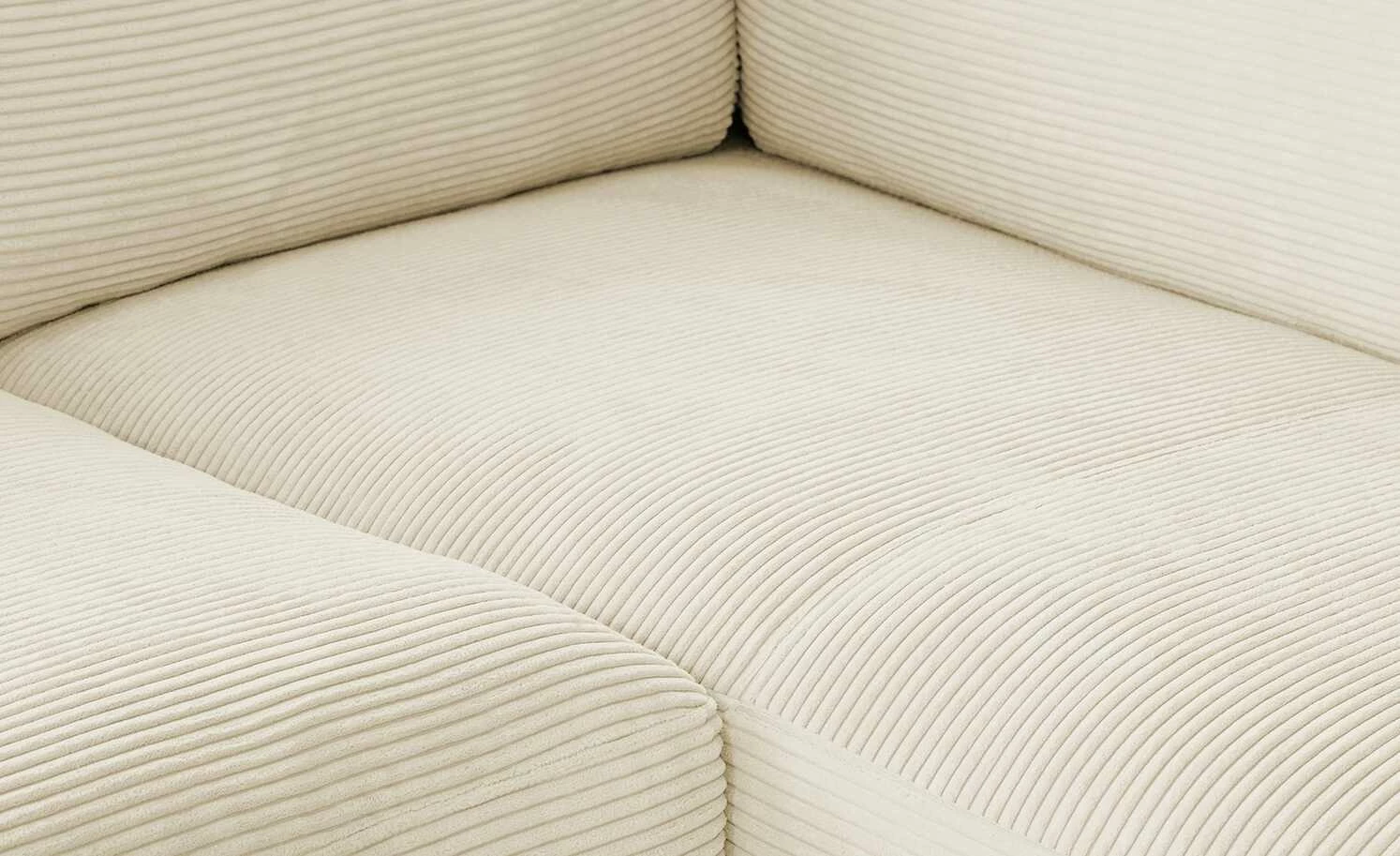 VIVA Cord-Ecksofa Sila | Nature (Creme) rechts 10 VIVA Cord-Ecksofa Sila | Nature (Creme) rechts – Bild 8