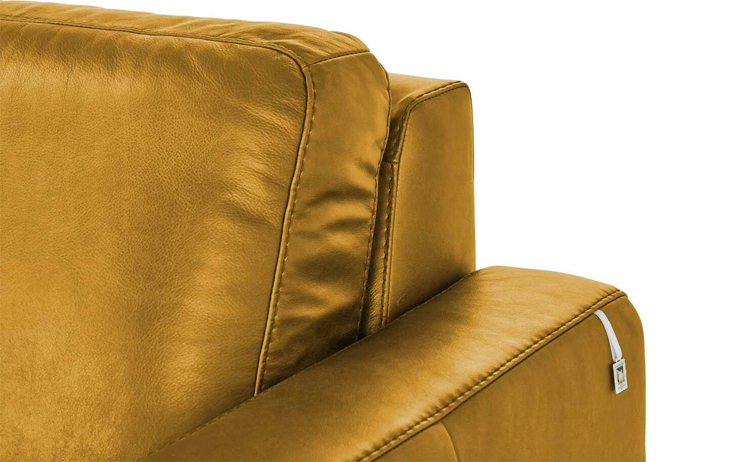 Ravensberger Werkstätten Ledersofa Domino | Kurkuma (Gelb) 181|cm 9 Ravensberger Werkstätten Ledersofa Domino | Kurkuma (Gelb) 181|cm – Bild 7