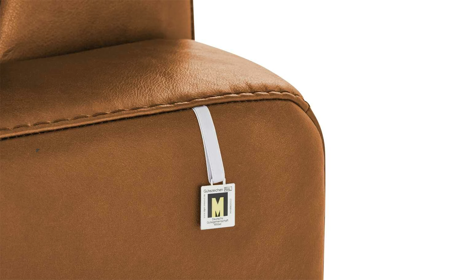 Ravensberger Werkstätten Ledersofa Domino | Cognac (Rot-Braun) 181|cm 9 Ravensberger Werkstätten Ledersofa Domino | Cognac (Rot-Braun) 181|cm – Bild 7