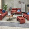 erpo just relax Ledersofa JR 290 Trento | Toscana (Rot) 2 -Sofas Verkaufsladen 28403009 10 202110262232