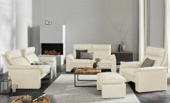 erpo just relax Ledersofa JR960 Bari | Beige 2