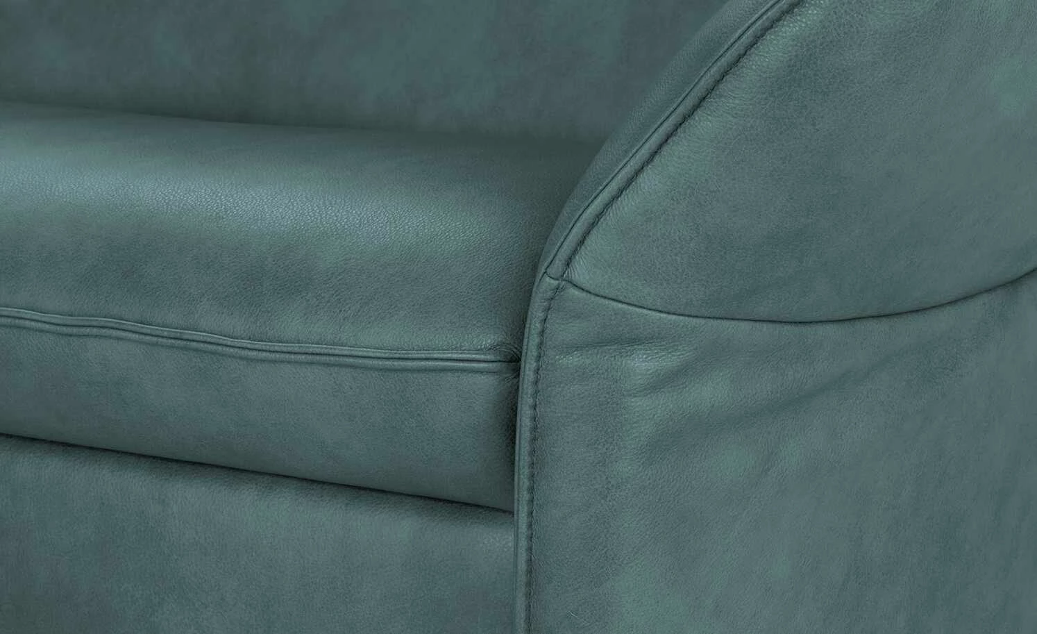 himolla Ledersofa 1926 | Türkis (Blau-Grau) Grundfunktion 7 himolla Ledersofa 1926 | Türkis (Blau-Grau) Grundfunktion – Bild 5