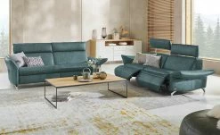 himolla Ledersofa 1926 | Türkis (Blau-Grau) Grundfunktion