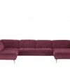 Lounge Collection Wohnlandschaft Sarina | Beere (Rot-Lila) links Grundfunktion