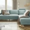 VIVA Cord-Sofa Capa | Light Blue (Hellblau) rechts