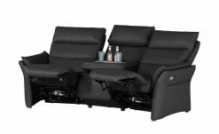 Wohnwert Trapezsofa aus Leder Corvina | Black (Schwarz) -Sofas Verkaufsladen 28404535 5 202110012237