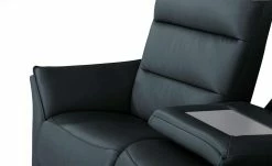 Wohnwert Trapezsofa aus Leder Corvina | Nightblue (Dunkelblau) -Sofas Verkaufsladen 28404536 14 202110012237