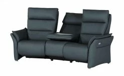 Wohnwert Trapezsofa aus Leder Corvina | Nightblue (Dunkelblau) -Sofas Verkaufsladen 28404536 6 202110012237