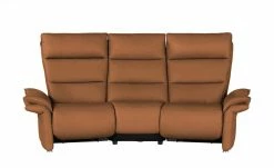 Wohnwert Trapezsofa aus Leder Corvina | Brandy (Orange)