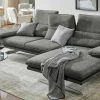 W.SCHILLIG Ecksofa 16777 Broadway | Anthracite (Dunkelgrau) rechts Erweiterte Funktion