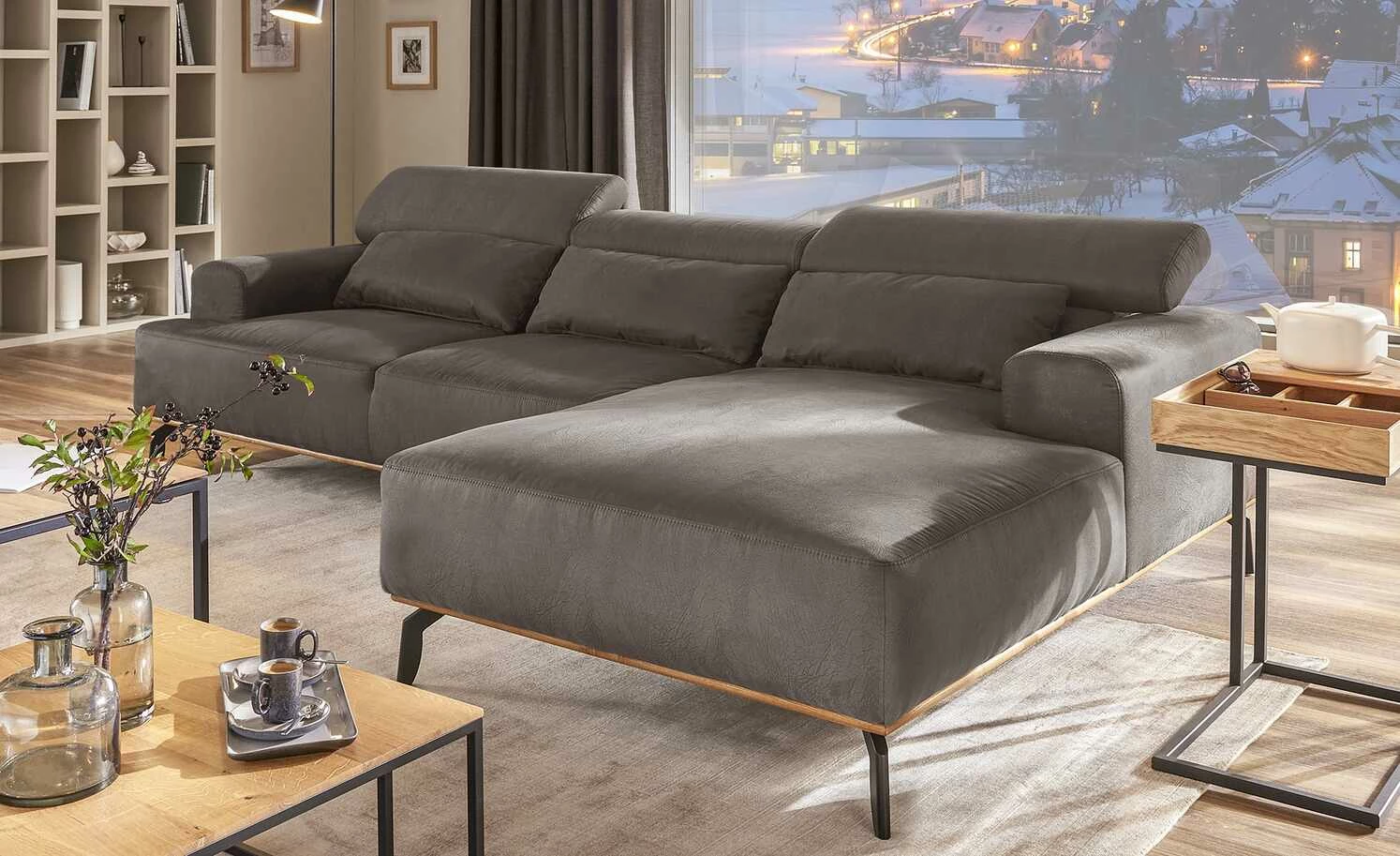 uno Ecksofa Perla | Earth (Dunkelbraun) rechts 3 uno Ecksofa Perla | Earth (Dunkelbraun) rechts