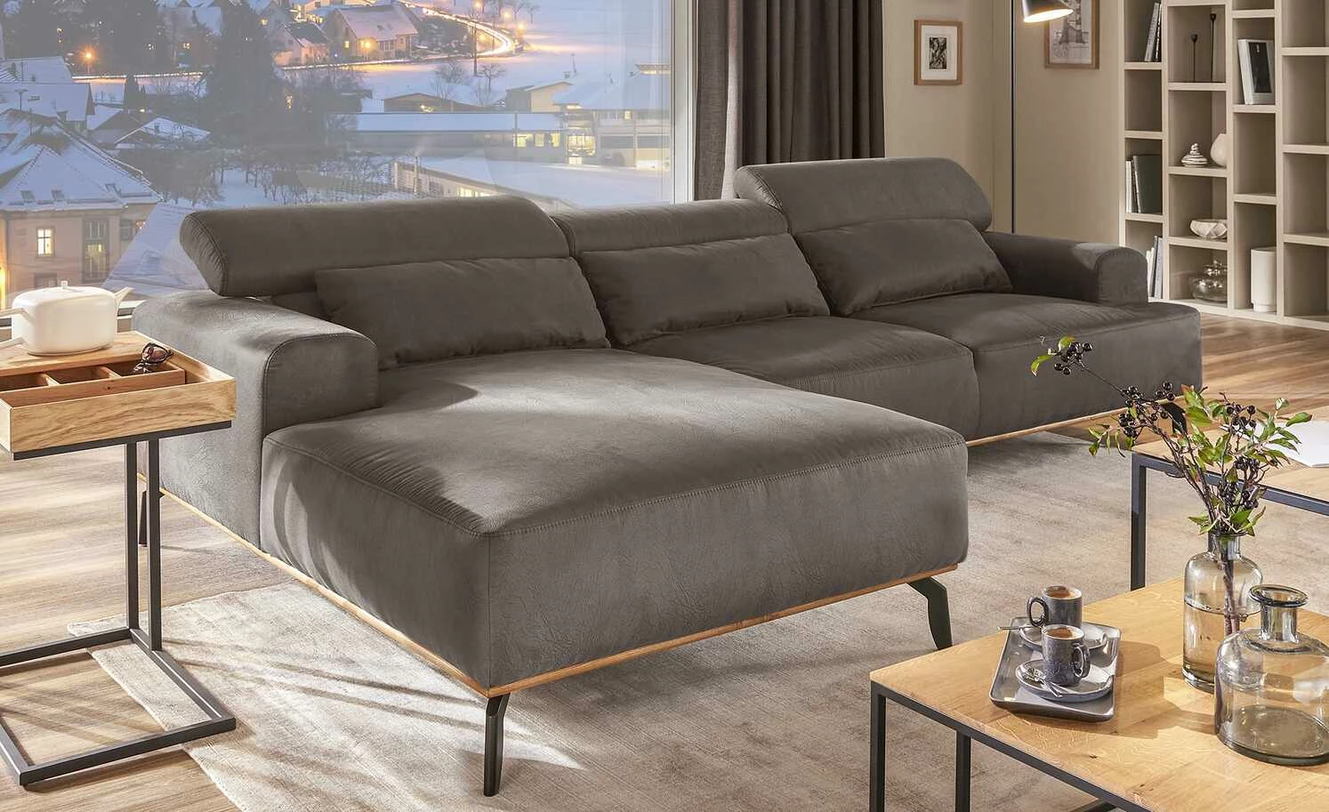 uno Ecksofa Perla | Earth (Dunkelbraun) links 3 uno Ecksofa Perla | Earth (Dunkelbraun) links