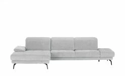 Lounge Collection Ecksofa Tessa | Alu (Hellgrau) links Grundfunktion