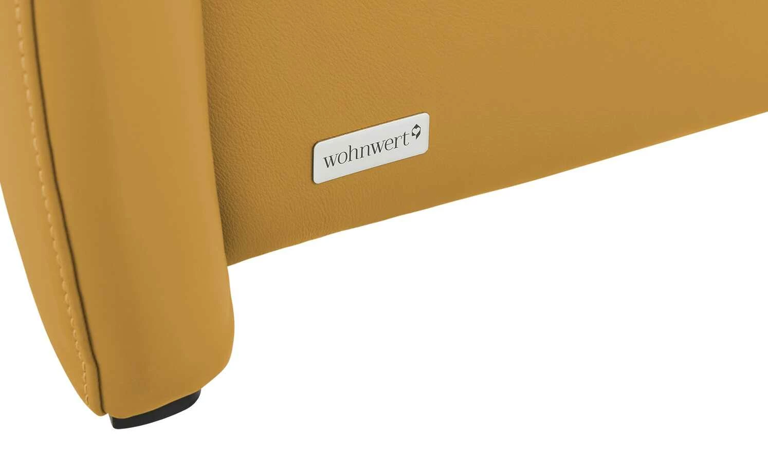 Wohnwert Ledersofa Halina | Gelb ohne 9 Wohnwert Ledersofa Halina | Gelb ohne – Bild 7