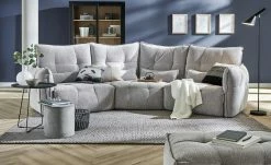 bobb Einzelsofa Jeaneva | 371|cm Grau Webstoff